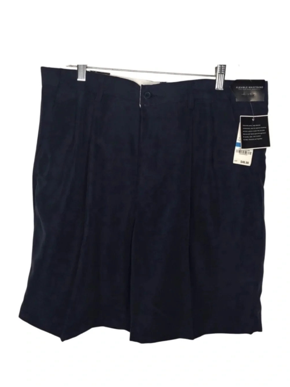Alfani Walkshort Navy Flexible Waistband